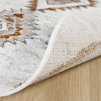 Round berber rug - Blend Aztec Terra