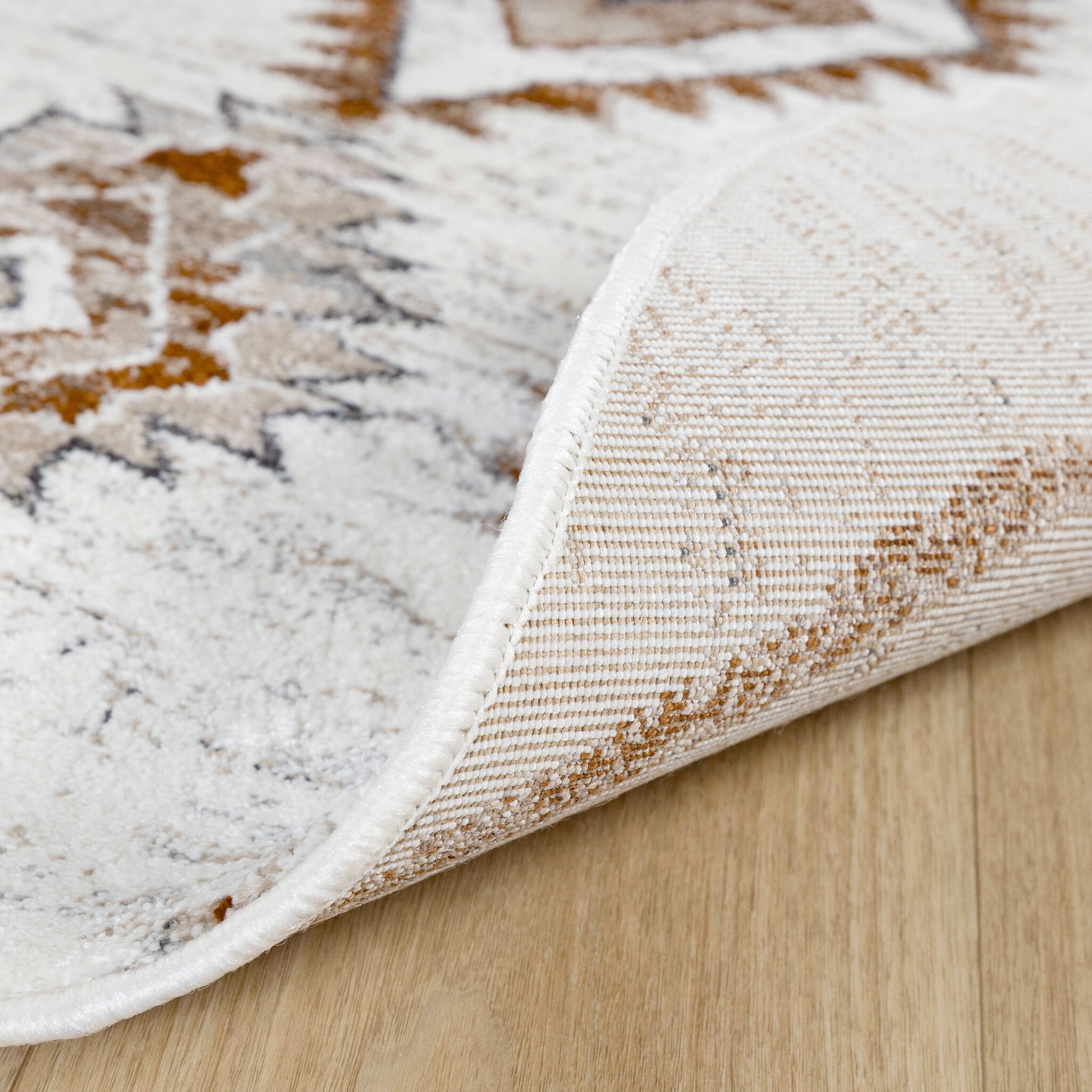 Round berber rug - Blend Aztec Terra