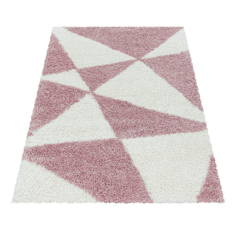 High-pile floor rug - Tuggy Pink