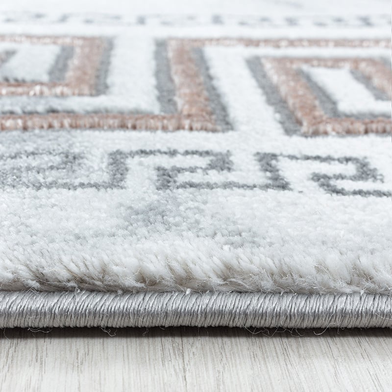 Modern Rug - Marble Edge Grey/Brown