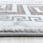 Modern Rug - Marble Edge Grey/Brown
