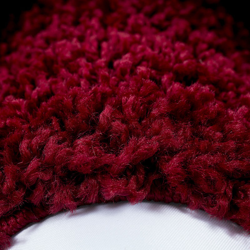 High pile runner - Edge Red