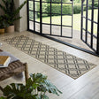 Retro balcony rug - Floreno Milan Beige/Black