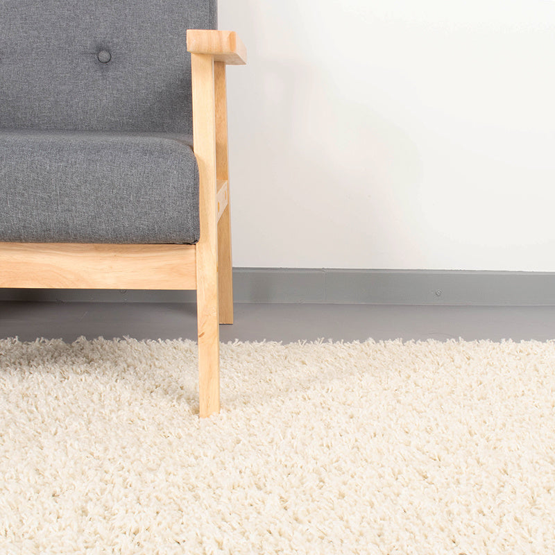 High Pile Runner - Solid White