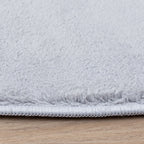 Round Washable Rug - Vivid Grey