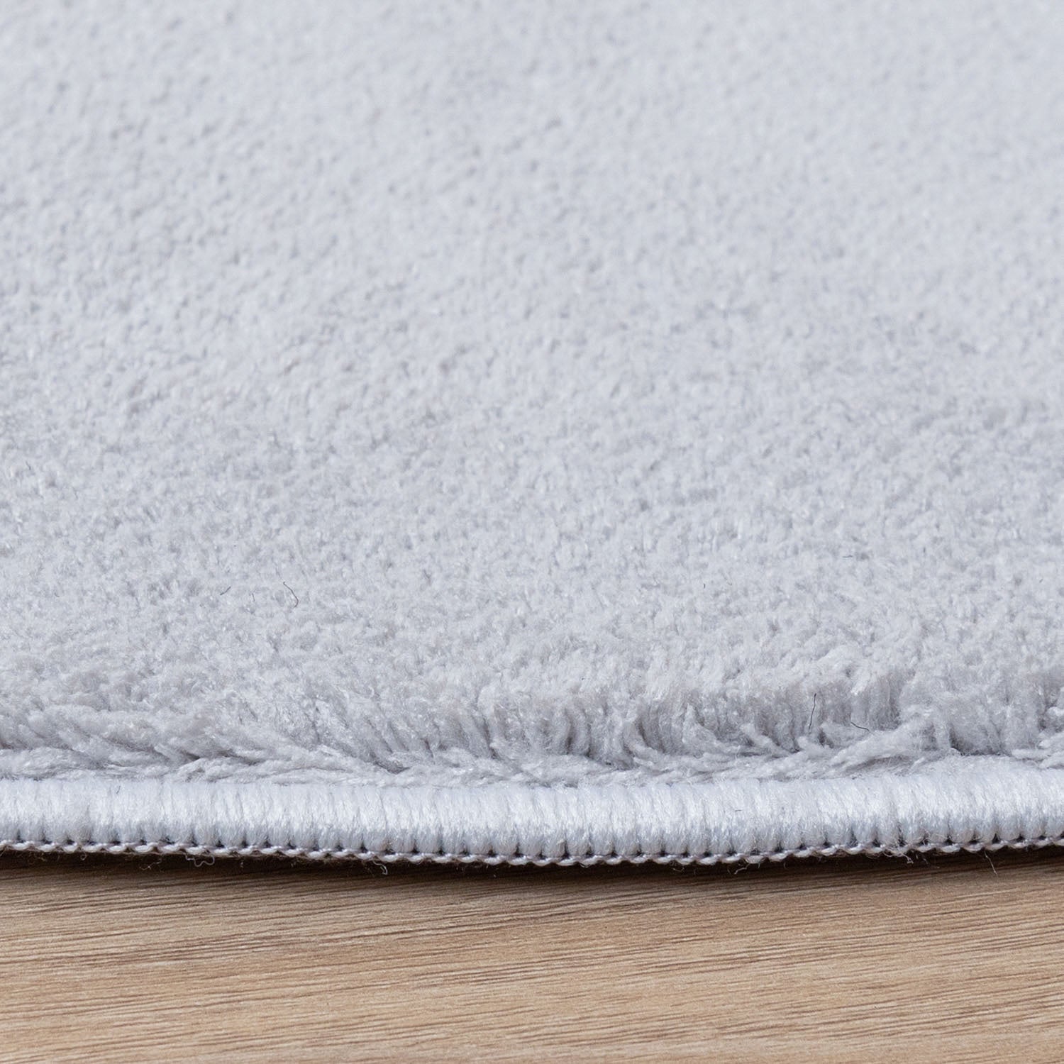 Round Washable Rug - Vivid Grey