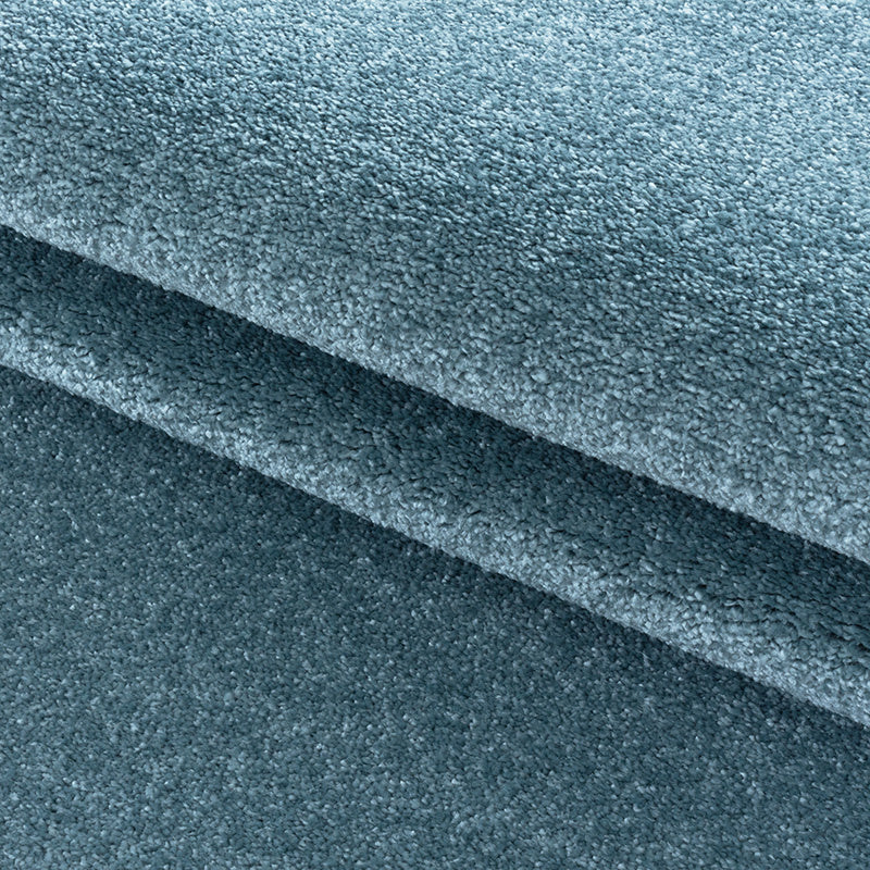 Low-pile floor rug - Smoothly Blue