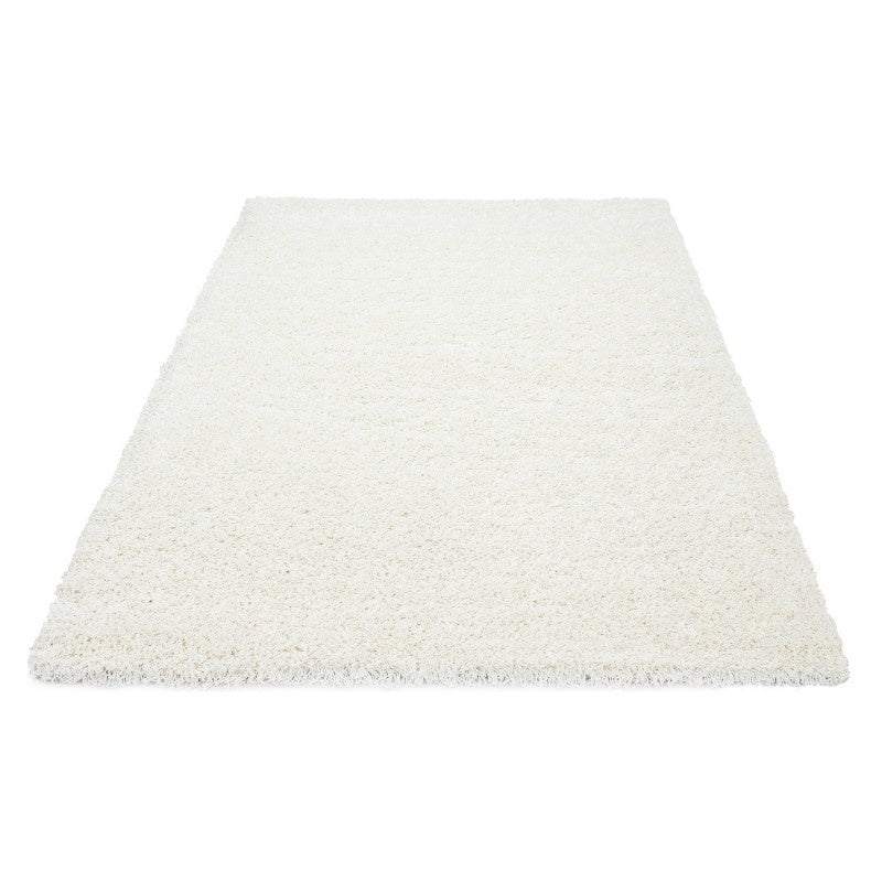 High-pile Floor Rug - Life Cream/White