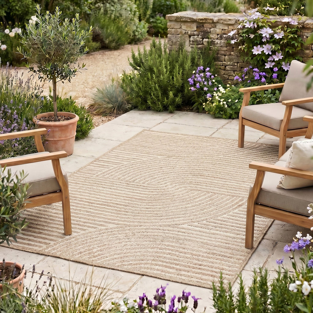Modern Rug - Nori Curves Taupe