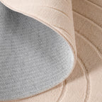 Round Scandinavian Rug - Charm Arches Beige