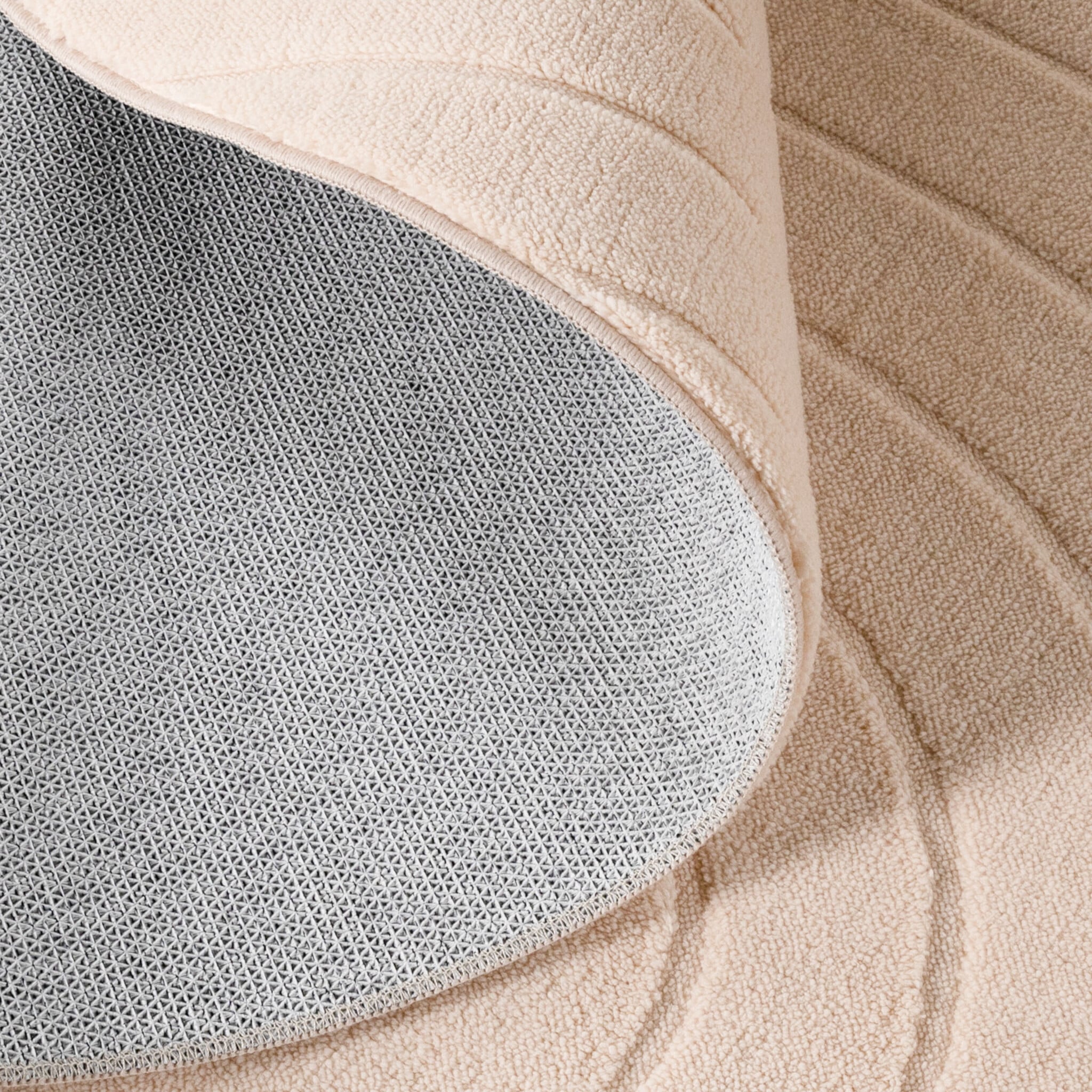 Round Scandinavian Rug - Charm Arches Beige