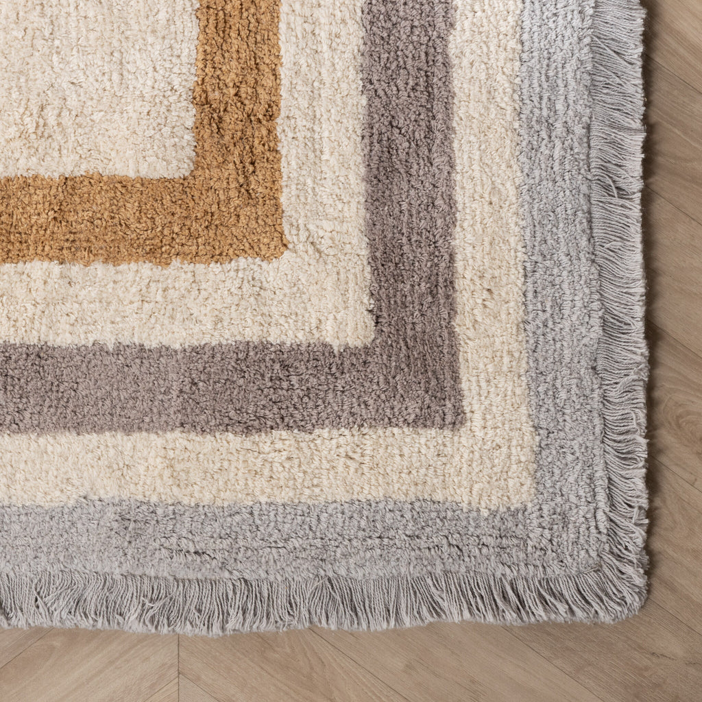 Washable children's rug - Milo Grey 