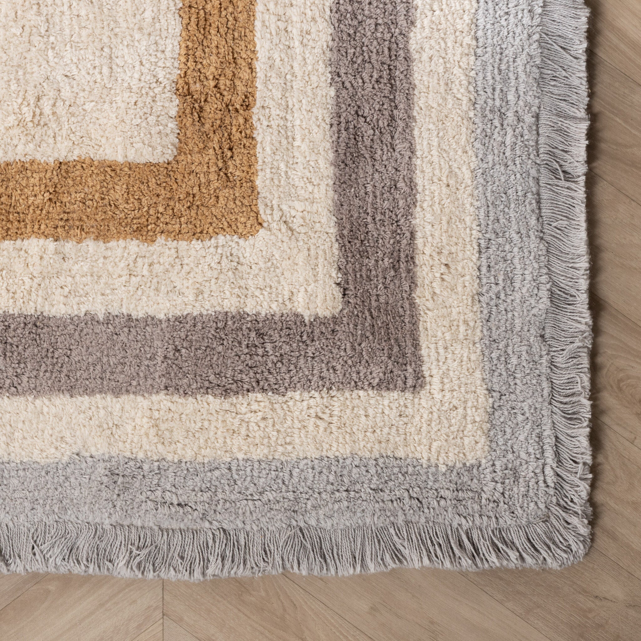 Washable children's rug - Milo Grey 