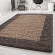 High-pile rug - Edge Taupe