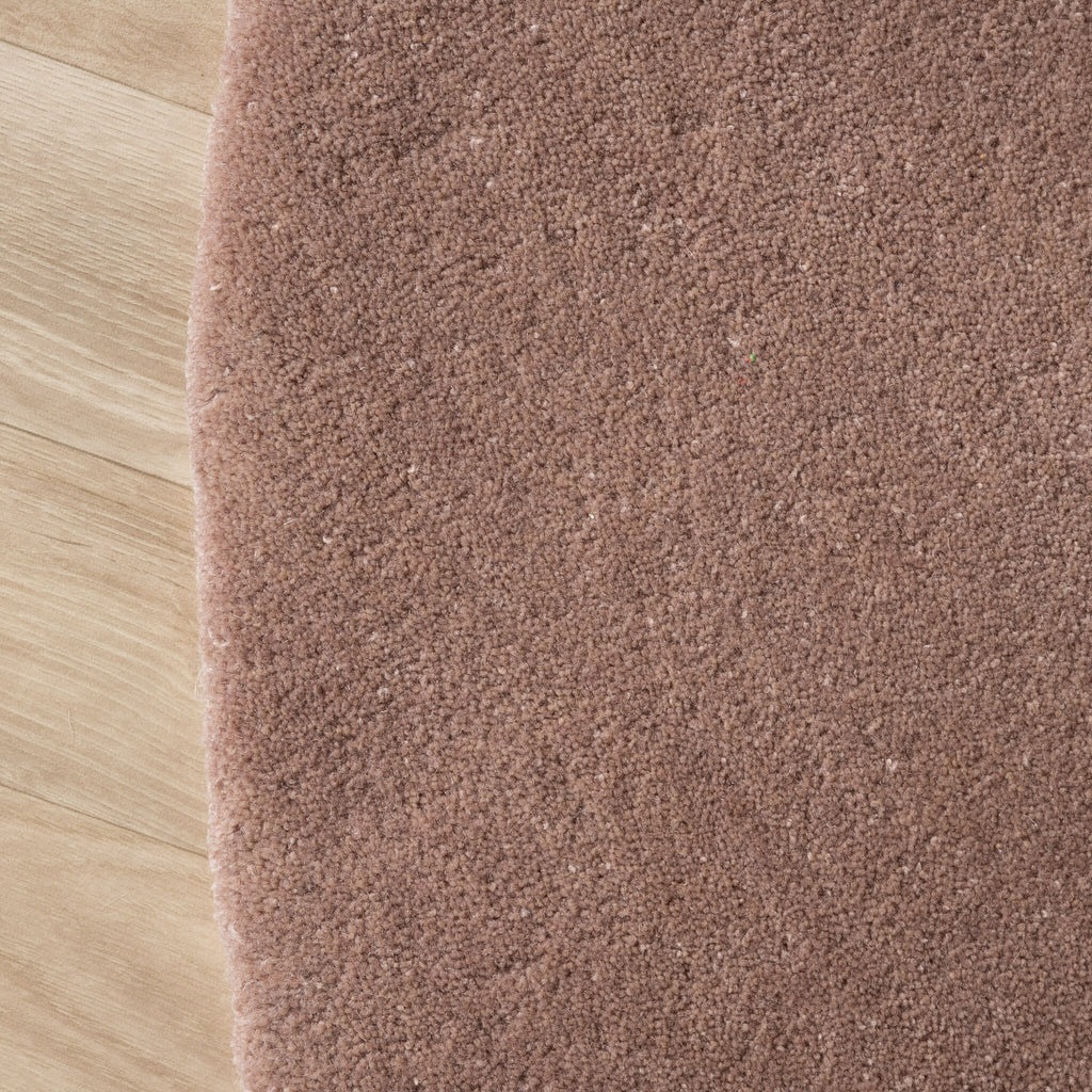 Round Wool Rug – Vienna Pink