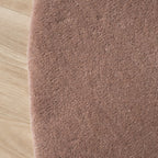 Round Wool Rug – Vienna Pink