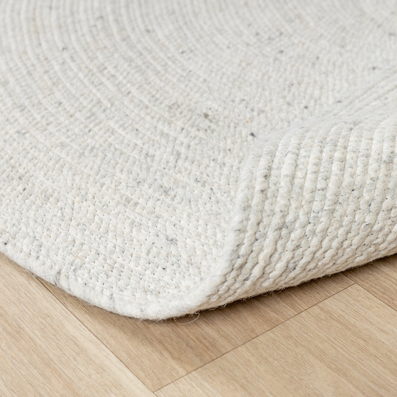 Round Wool Rug - Wise Grey/Blended