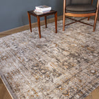 Vintage floor rug - Antiquarian Ushak Grey 8884