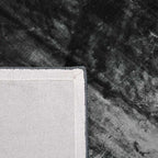 Viscose floor rug - Frederique Brown