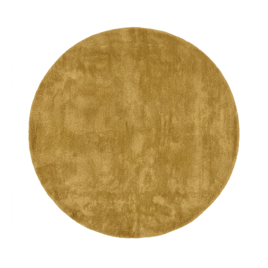 Round wool rug - Leone Gold