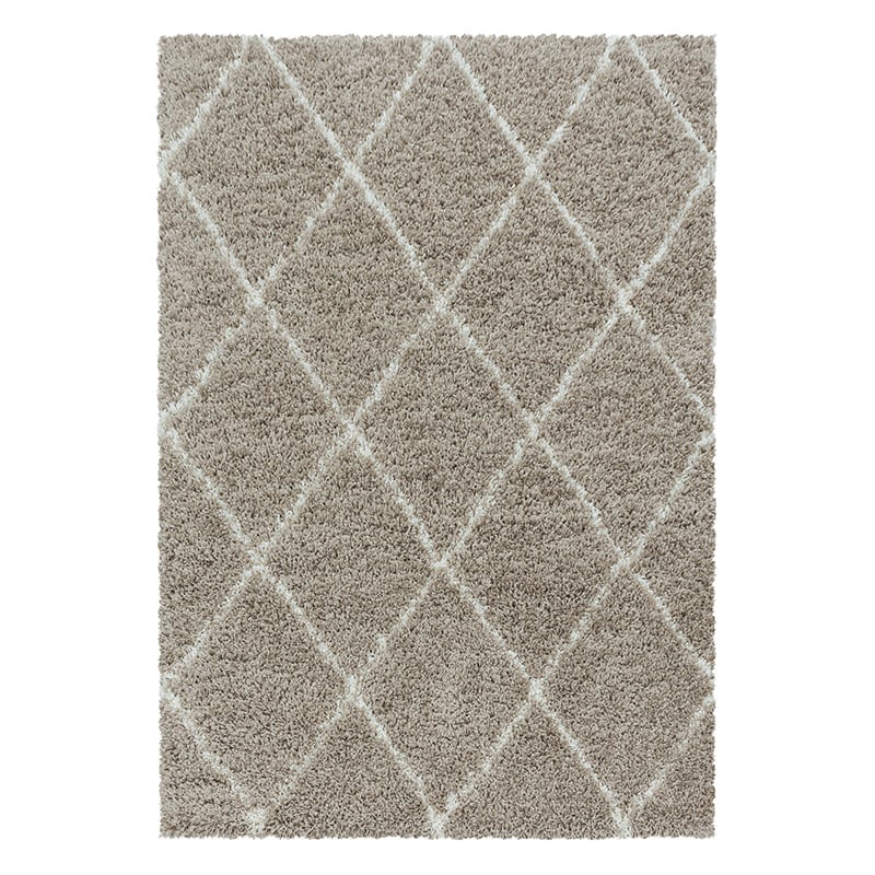Berber Rug - Agadir Lines Beige/Cream