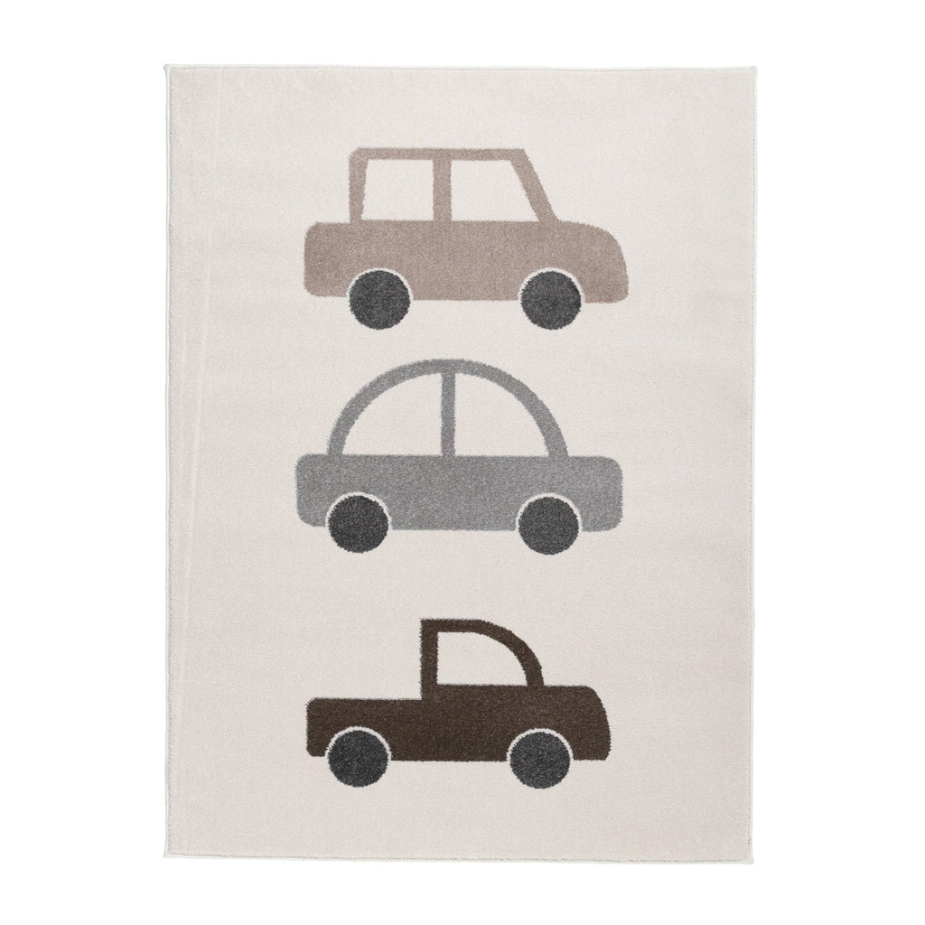 Kids Room Rug - Bowie Car Cream