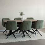Swivel Chair - Rafi Green