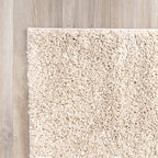 High Pile Rug - Lofty Cream/White
