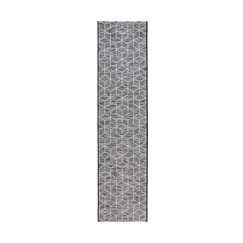 Modern balcony rug - Liparo Napoli Black
