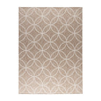 Geometric Outdoor Rug – Faro Ripple Beige