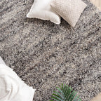 High Pile Wool Rug - Royal Light Grey/Blended