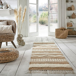 Jute runner - Jubio Medina Natural/Cream
