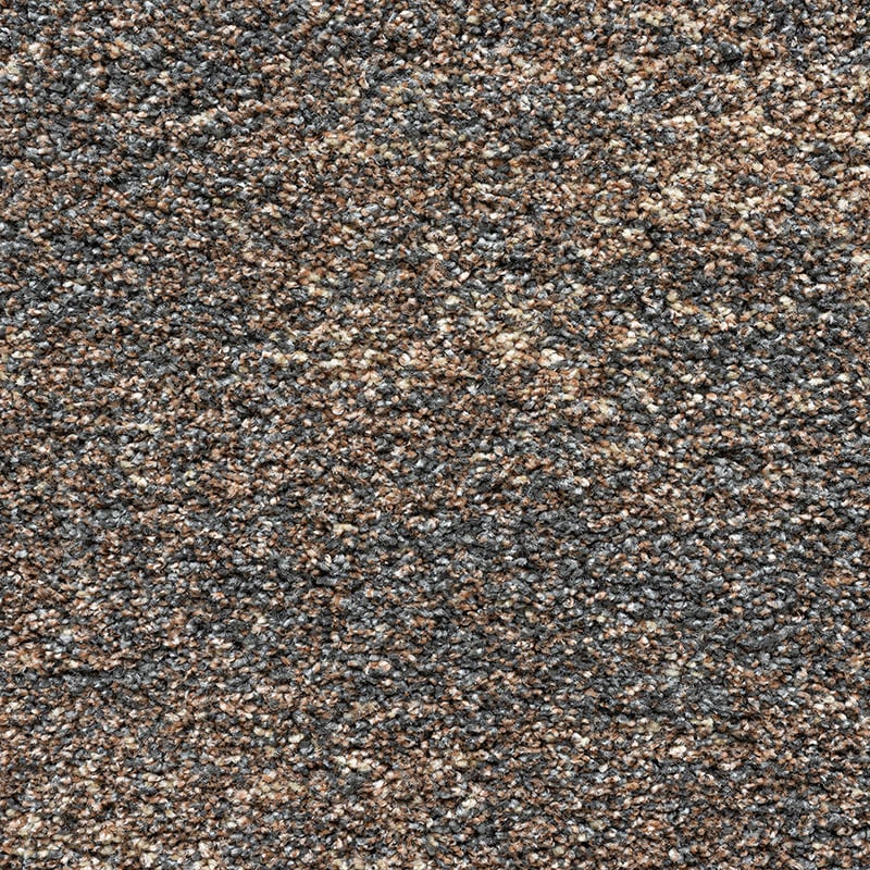 High-pile floor rug - Myla Brown/Grey 7777