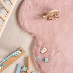 Kids Rug - Huggy Heart Pink
