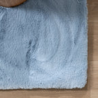 Soft High Pile Rug - Comfy Supreme Light Blue