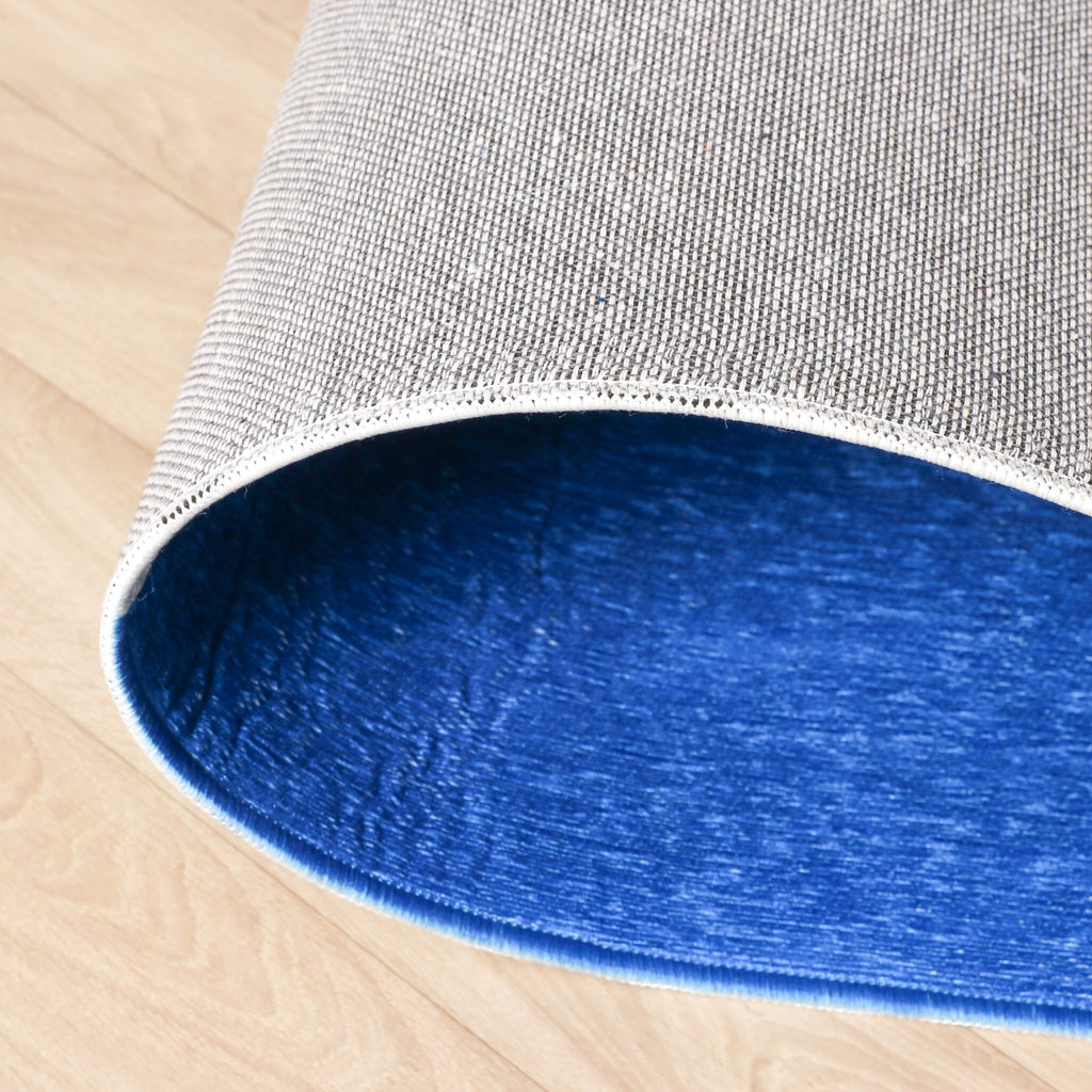 Geometric Rug – Swing Circles Blue