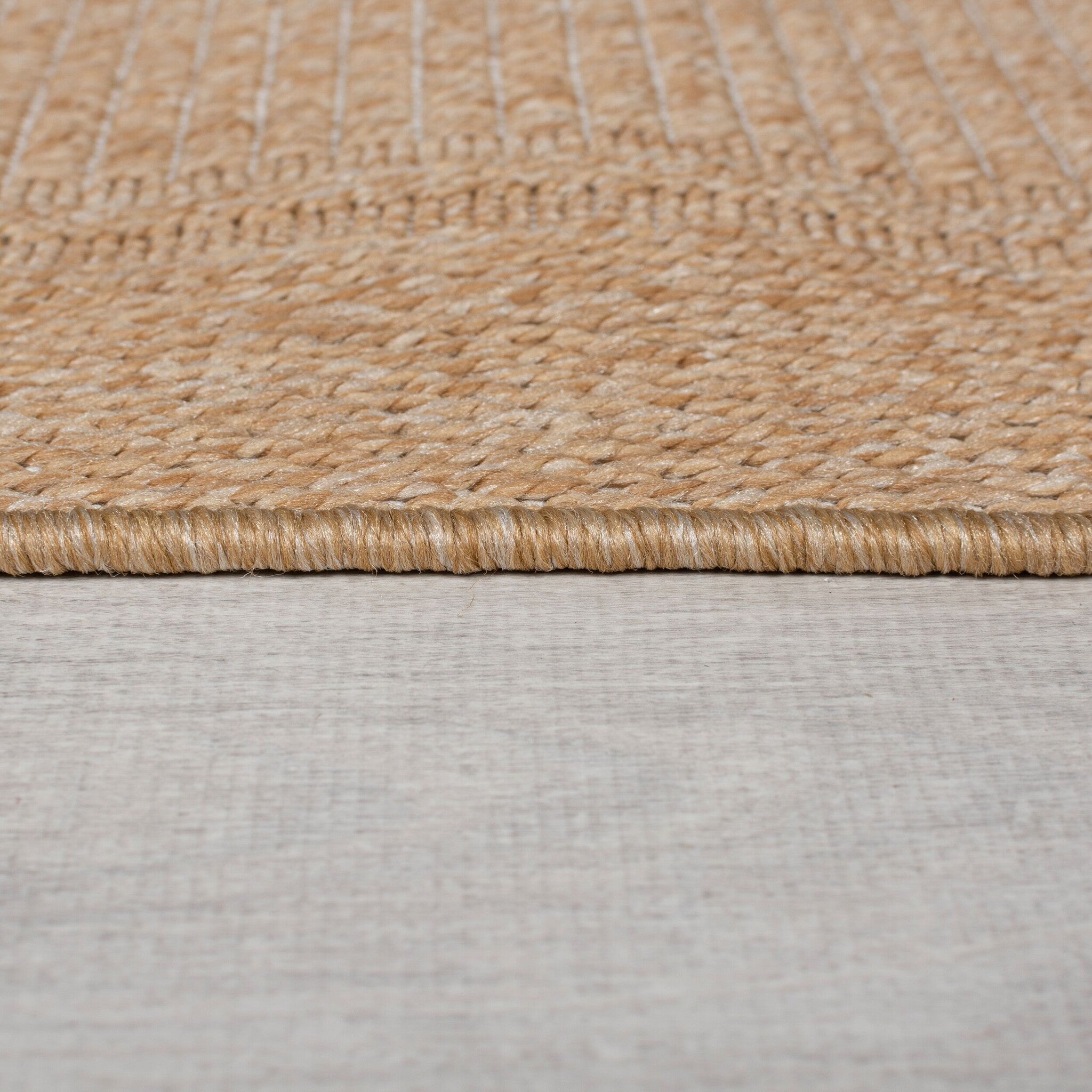 Outdoor Floor Rug - Emilio Weave Cream