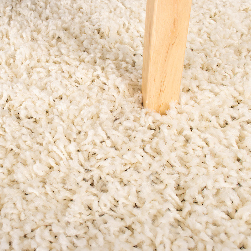 High Pile Rug - Solid White