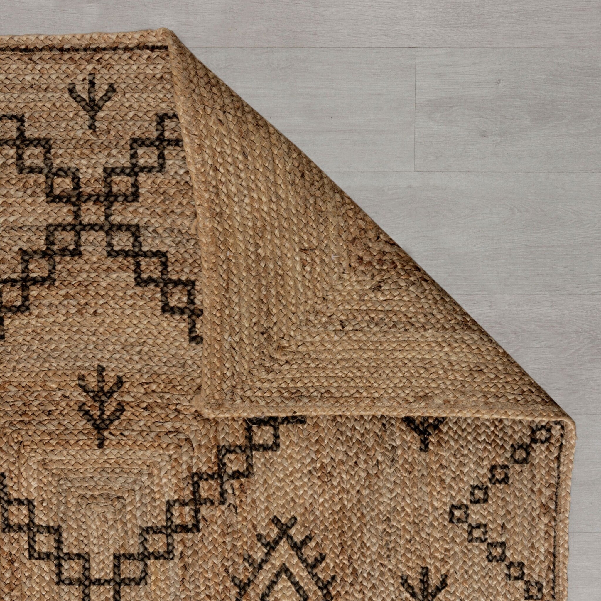 Jute floor rug - Rico Natural