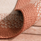 Round Indoor Outdoor Rug - Florence Terracotta