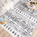 Scandinavian Rug - Scandi Noak Black/White