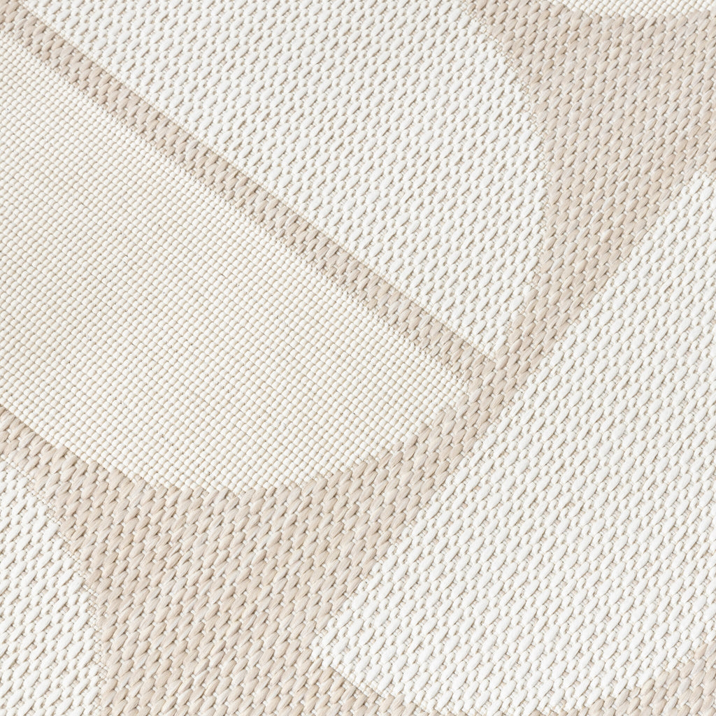 Outdoor Rug - Capri Circles Beige/Cream