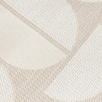 Outdoor Rug - Capri Circles Beige/Cream