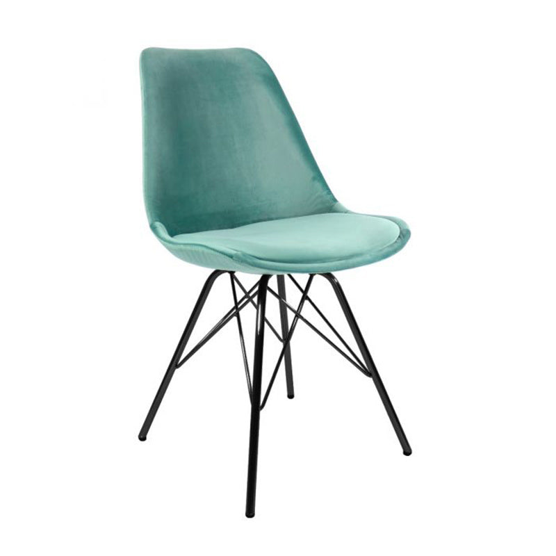 Velvet Chair - Mint Green