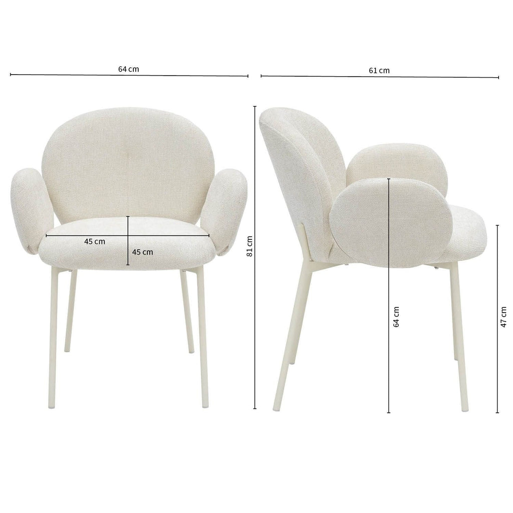 Dining room chair - Connor Cream