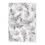 Botanical Rug - Palmier Leaves Grey