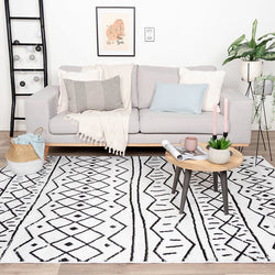 Scandinavian Rug - Scandi Stina Black/White