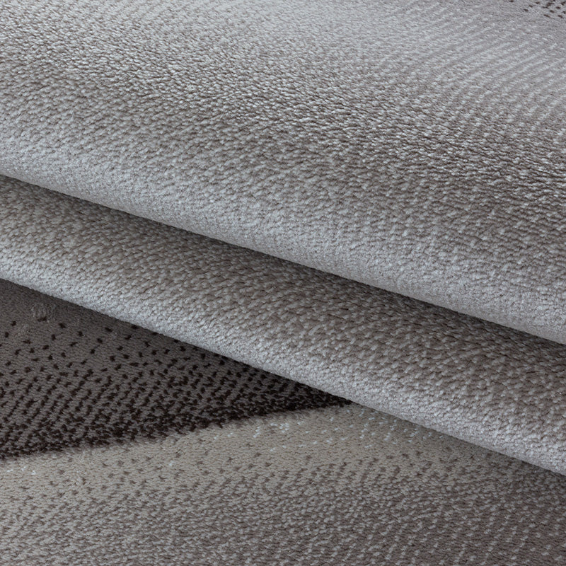 Modern floor rug - Streaky Design Brown