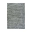 High-pile floor rug - Myla Green/Light Grey 4747