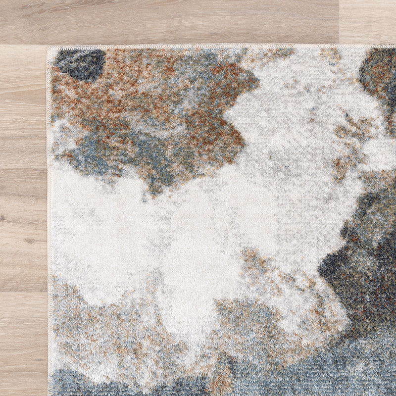 Washable Abstract Rug - Misha Flow Multicolour
